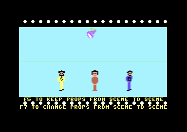 Movie Musical Madness screenshot 2 for Commodore 64